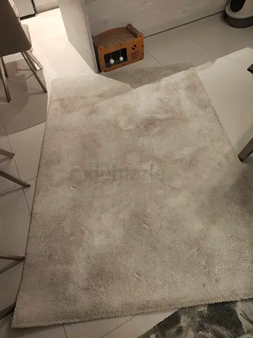 Shaggy Rug 160x230cm white beige