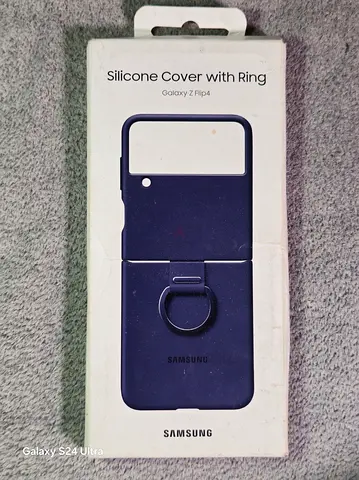 Samsung Galaxy Z Flip 4 Silicon Cover with Ring