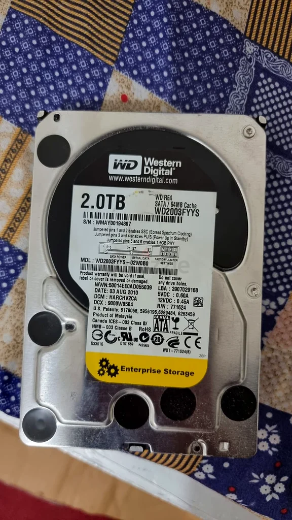 وسترن ديجيتال ود 2 تيرابايت ساتا هارد ديسك 3.563256596215299113