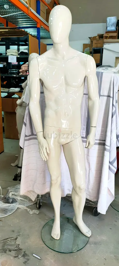 Mannequins Male Full Head and Body 5 pieces total