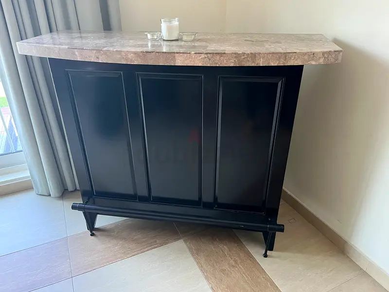 Bar with stone counter