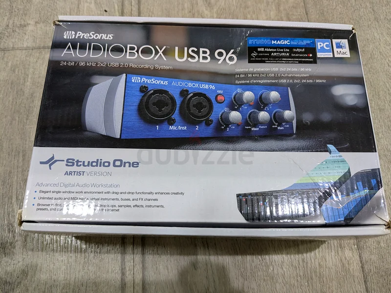 Audio-Tec AT- 2020 Microphone, headphone, Presonus Audio Box and Mic Stand Unused for sale63230708425219114