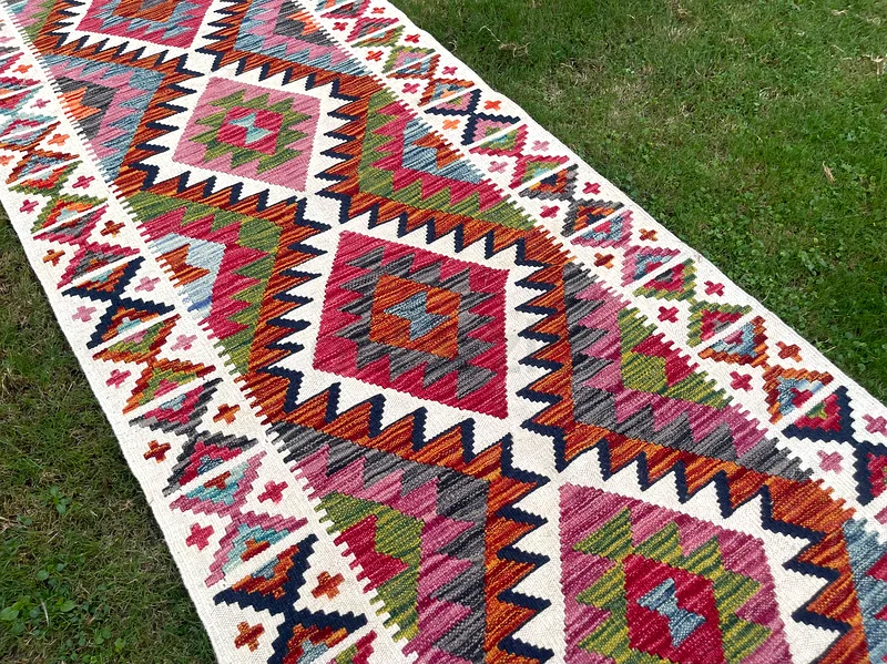 83 × 288 سم | سجادة توركمان يدوية جميلة جديدة63185761094657114