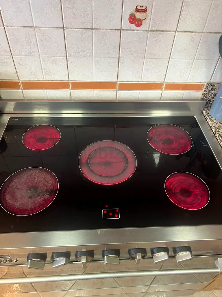 Electric Ceramic Cooker 90x60cm Bompani Italy
