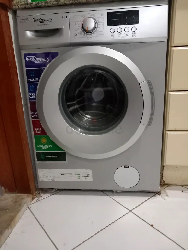 Super General Front Load Washing machine 6kg for sale