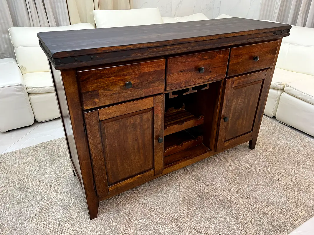 Solid wood Sideboard bar