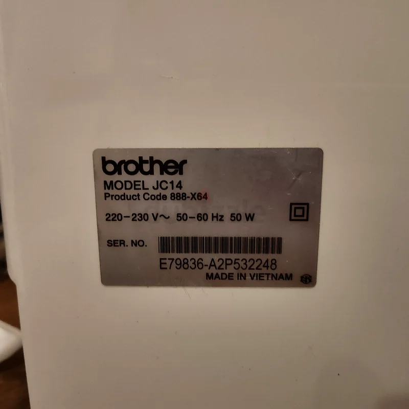 Brother Sewing Machine JC14