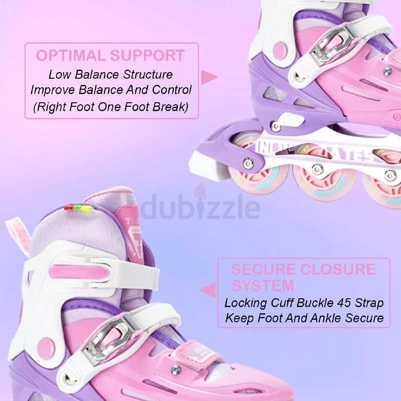 Roller Skates Shoes for Kids and Youth Complete Set With Helmet and Protection Gear and Tools63245712835843112