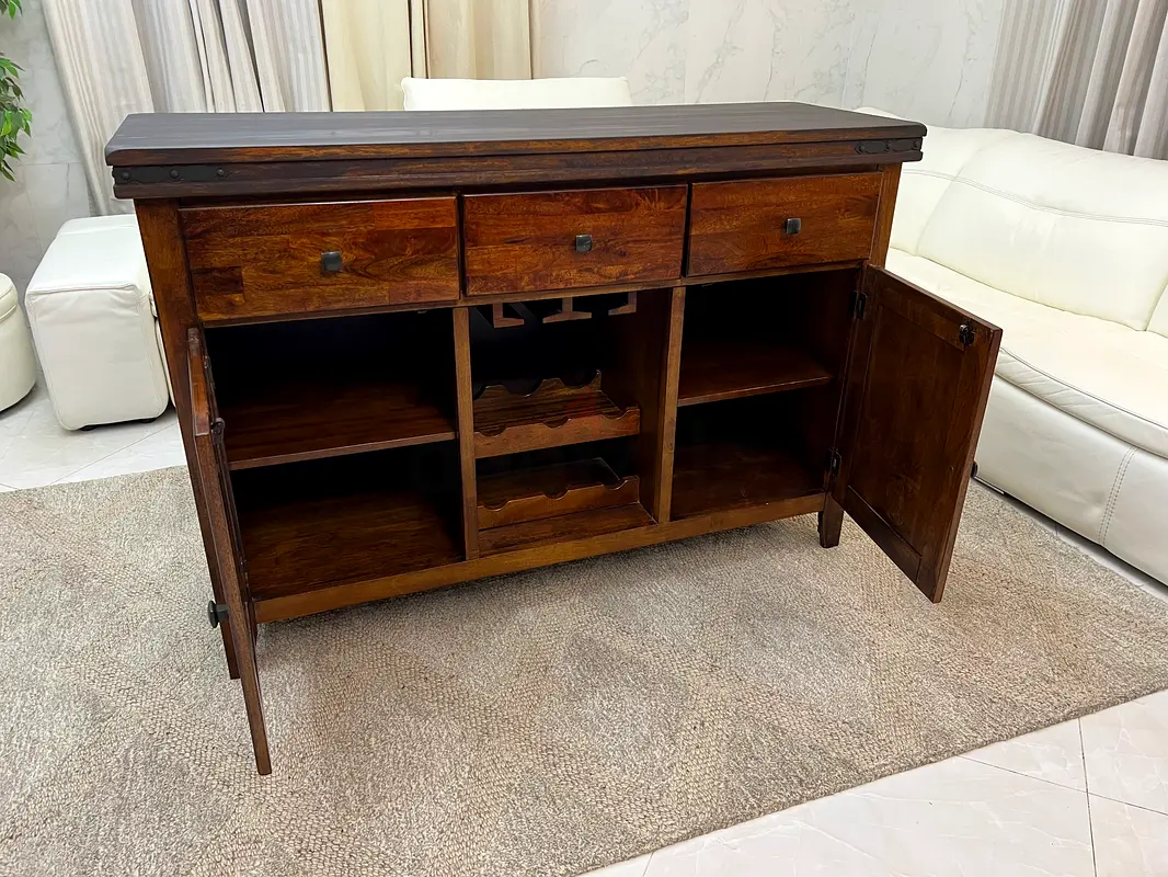 Solid wood Sideboard bar