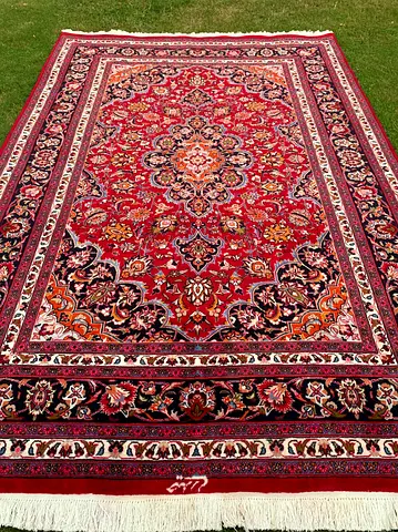 3x2m | New Handmade Beautiful Persian Carpet Kashan Signed