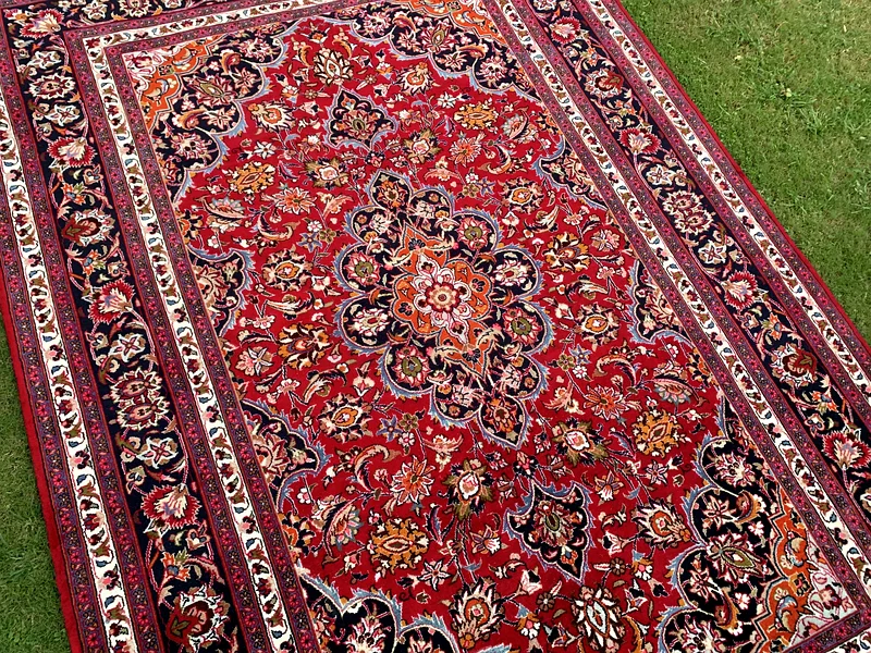 3x2m | New Handmade Beautiful Persian Carpet Kashan Signed63209845934338112