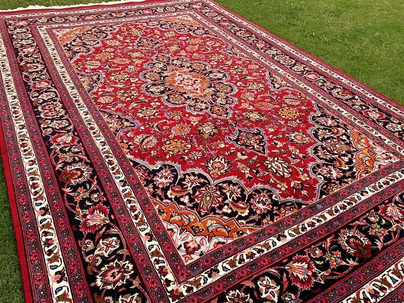 3x2m | New Handmade Beautiful Persian Carpet Kashan Signed63209845934338113