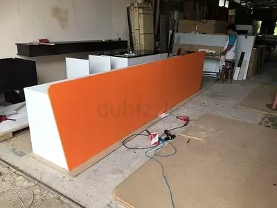 Luxury Reception Desk Counter Custom Made