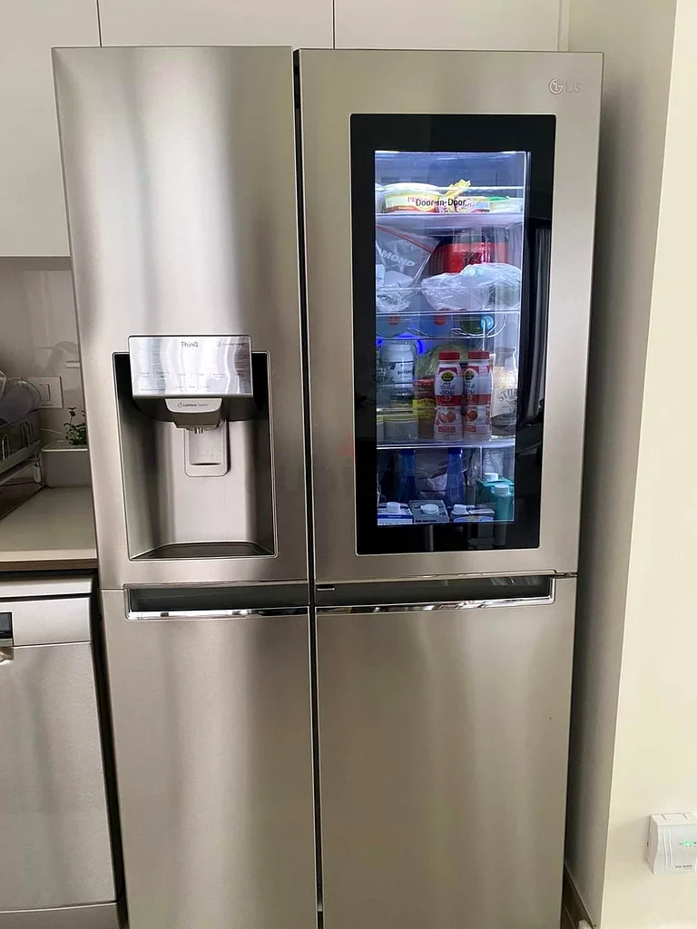 LG Side By Side insta view GRX257CSAV Fridge / Freezer DELIVERY
