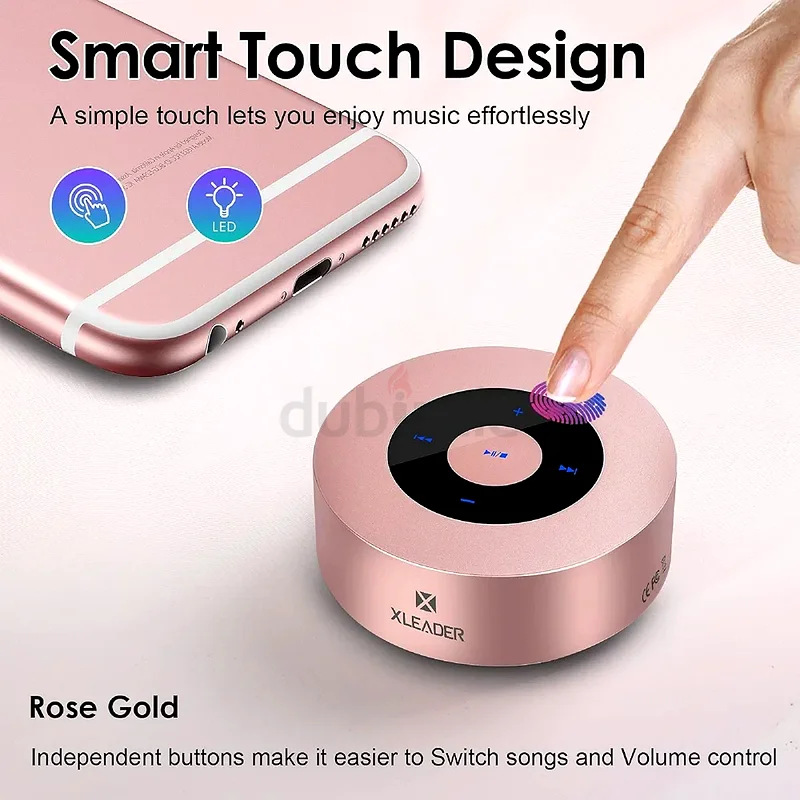 Xleader Mini Bluetooth Speaker (Travel Case Packed) Portable Wireless Speaker with Aux input,63262397417601111