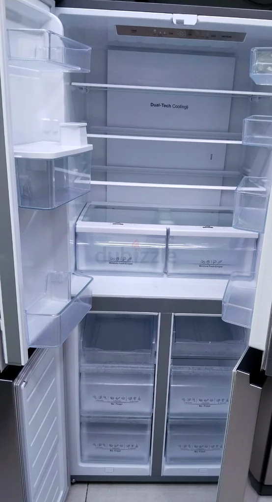 Hoover 4Door Side by side Refrigerator with water dispenser 80cm width