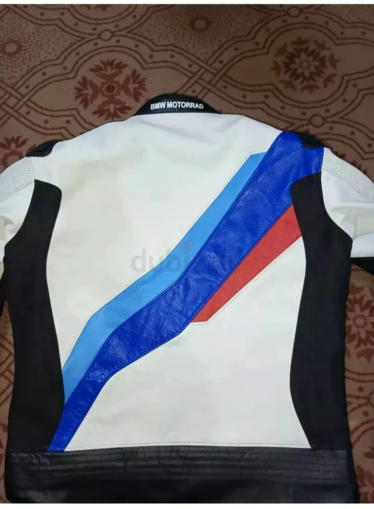 BMW Motorcycle Motorbike Racing Leather Track Jacket