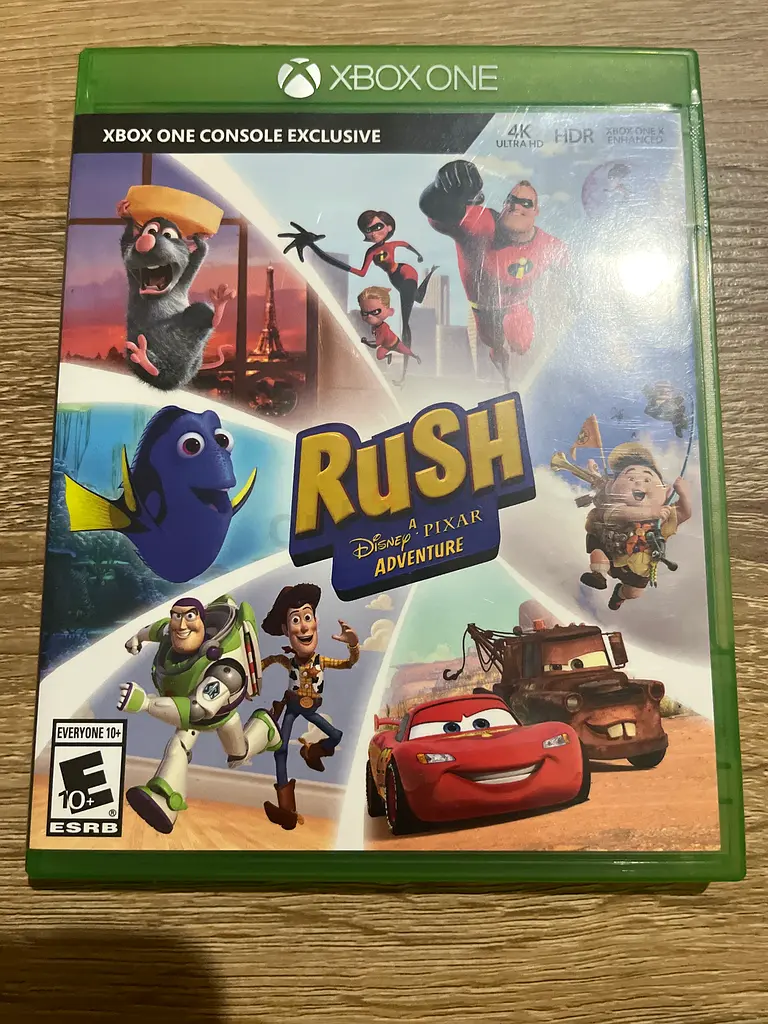 Rush. A Disney Pixar adventure video game Xbox one