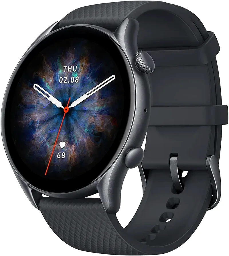 ساعة Amazfit GTR 3 Pro الذكية بشاشة 1.45 بوصة فائقة الدقة من نوع AMOLED، لمراقبة الصحة على مدار 24 ساعة، و150 رياضة63261264735106116