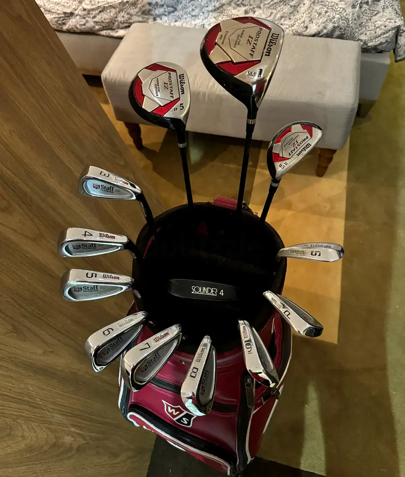 Wilson Prostaff Complete Golf Set RH Right Handed Driver Wood Hybrid