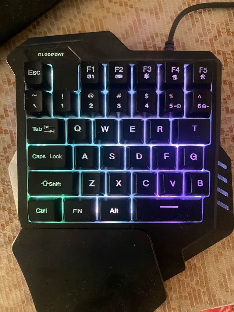 Gaming Keyboard ( One handed RGB light up )