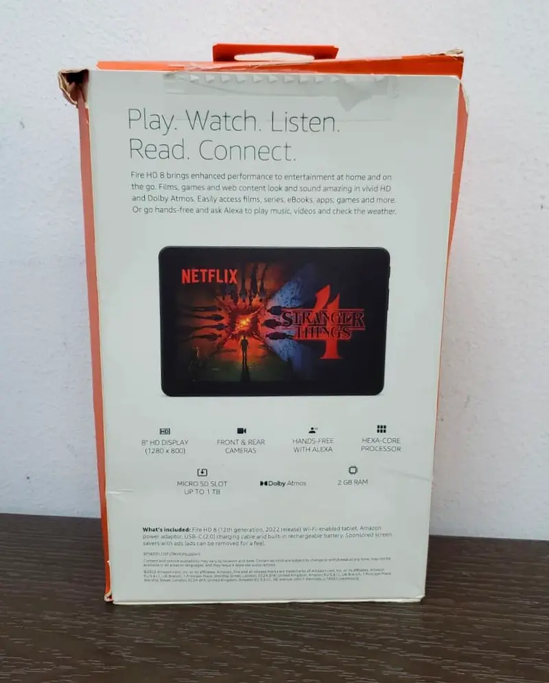 Amazon Fire HD 8 (12th Gen) 32GB Black