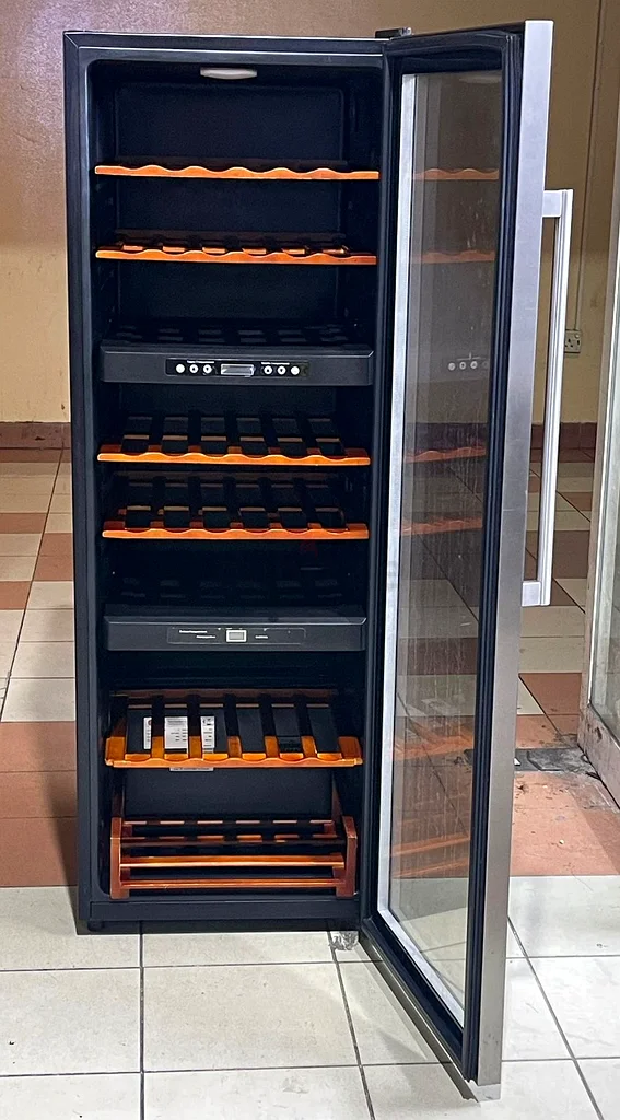 hoover wine fridge dual zone temperature