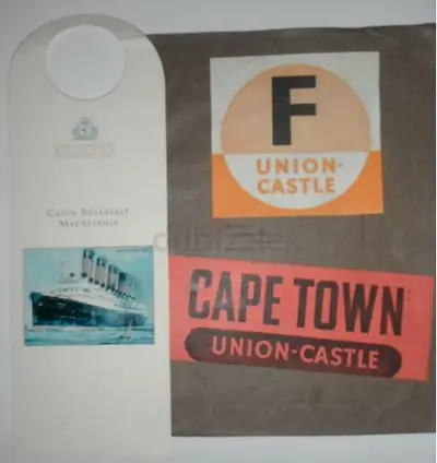 SS MAURETANIA 1907 CABIN BREAKFAST MENU ORIGINAL