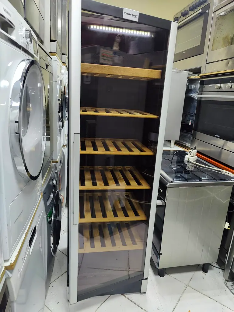 Vestfrost latest model 197 bottle wine fridge dual temperature