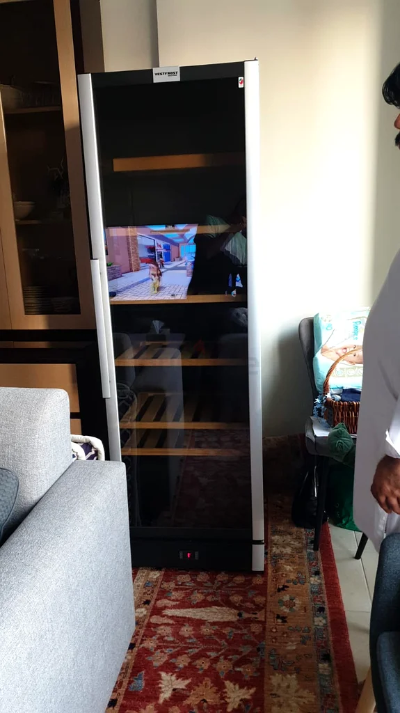 Vestforst dual zone temperature Wine Fridge capacity 197 bottles