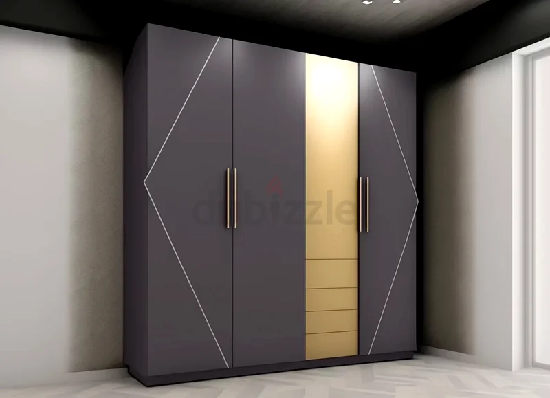 Wardrobe with deco paint63439305007875111