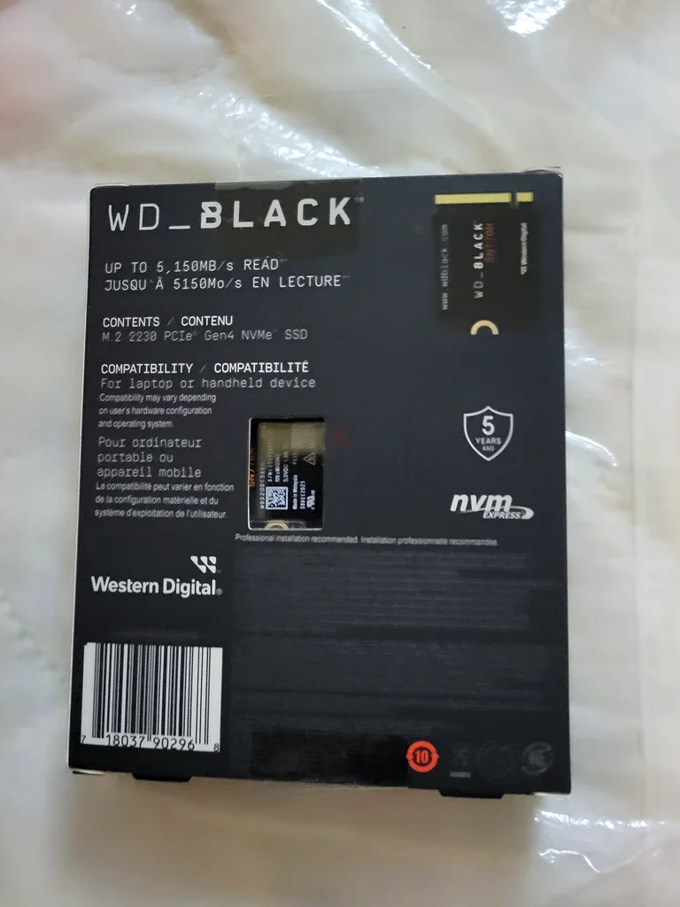 Brand New 2TB WD Black SN770M NVMe SSD - For Steam Deck, Laptops, Consoles  More63168044725506111
