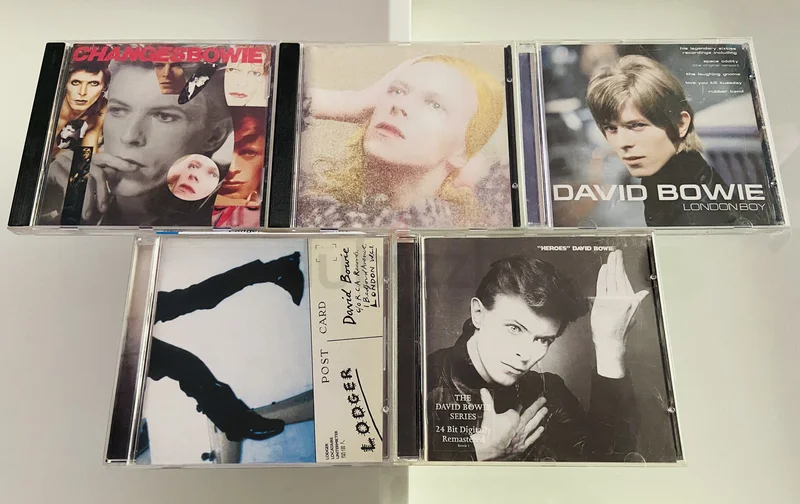 5 David Bowie Music CD’s628668378841631113