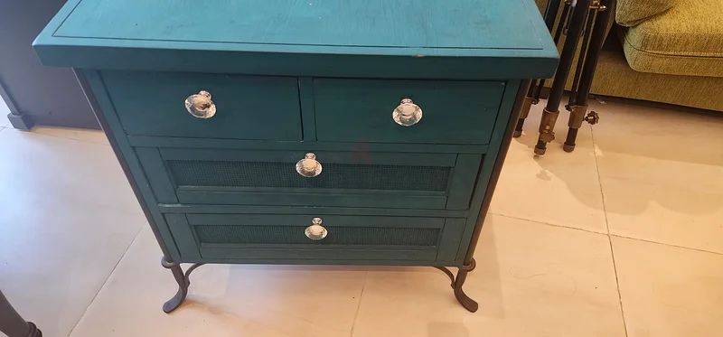 rattan  wood night stand/bedside table or drawers in 25063179386051970111