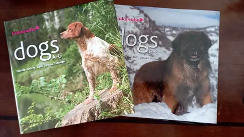 2 Volume Set - Eukanuba Dogs Beautiful 2 volume set with dogs listed alphabetically from A-Z