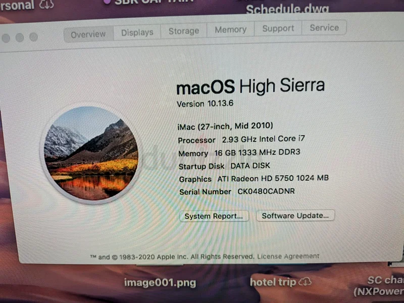 iMac 27  mid 2010  16 gb ram    2tb  256 gb63256078220289111