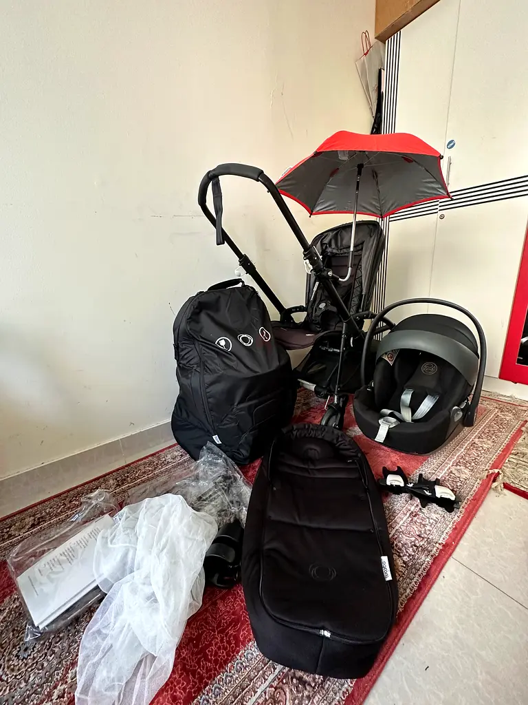 Stroller bugaboo bee with car seat and all accessories