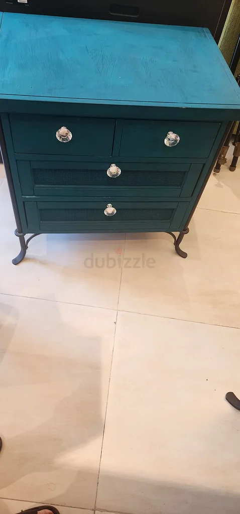 rattan  wood night stand/bedside table or drawers in 250631793860519701111
