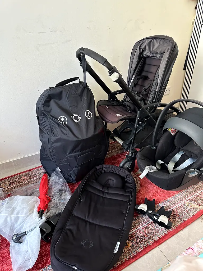 Stroller bugaboo bee with car seat and all accessories63204850395521112