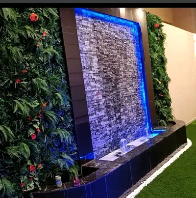 Water fountain of outdoor space Garden