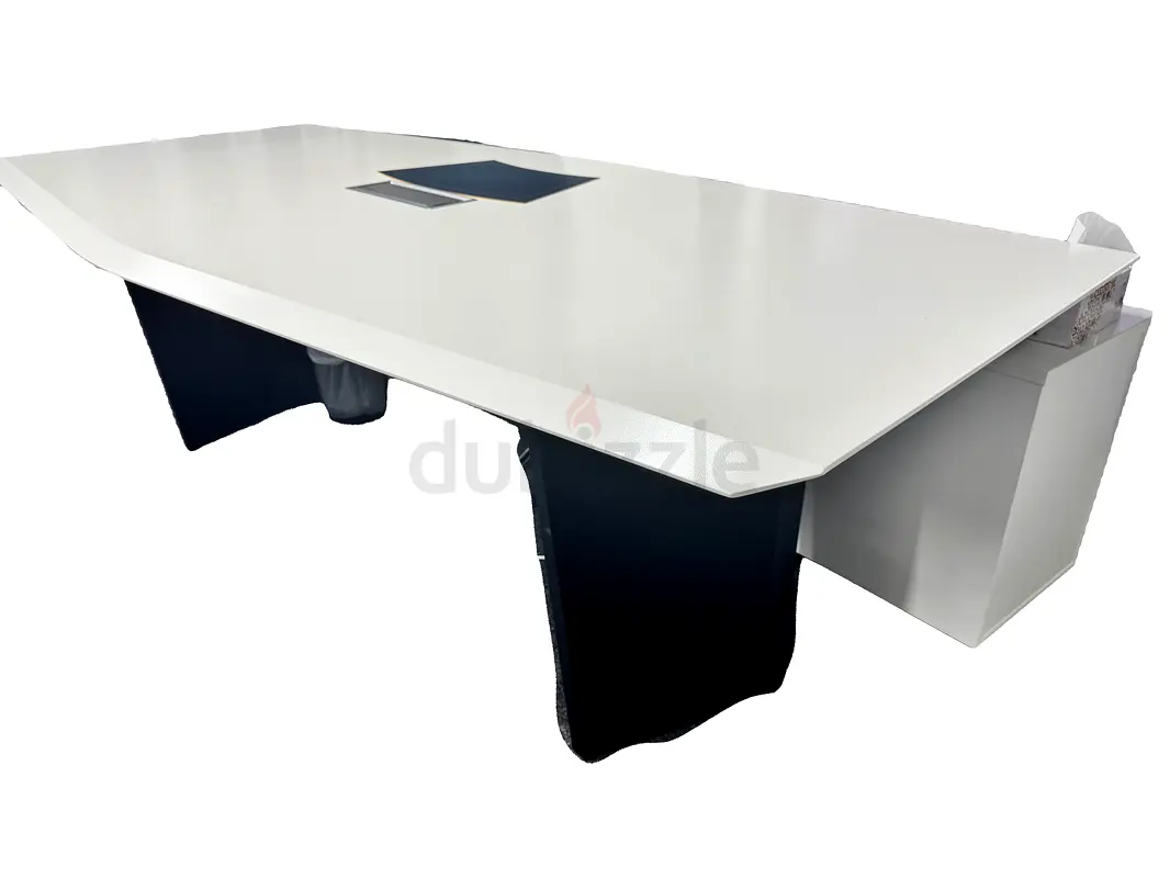 White meeting table Used office furniture