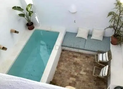 Small pool for kids outdoor space Garden