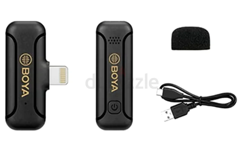 Boya mic BY-WM3T2-D1 2.4G Mini 2.4GHz Wireless Microphone compatible with iOS devices63172676367233111