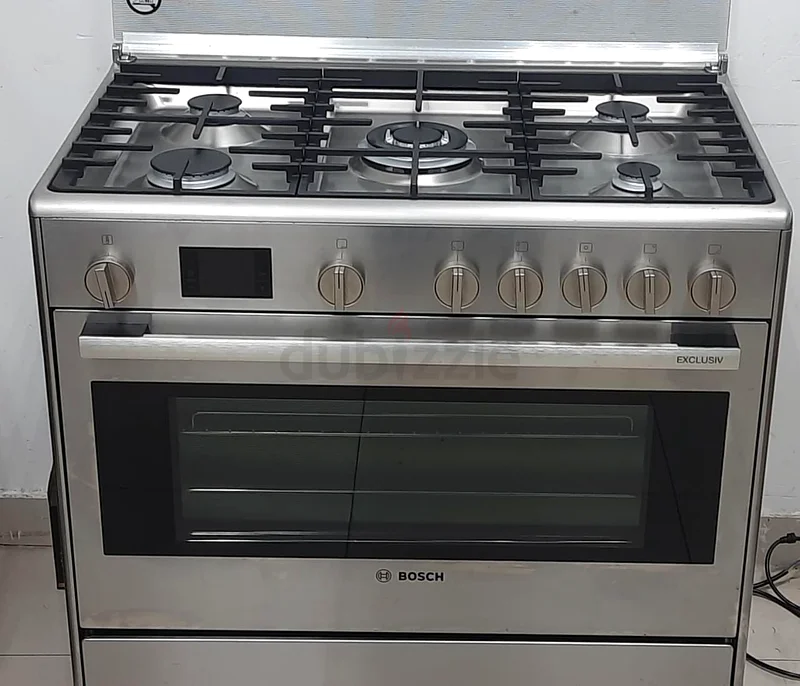 Bosch series 6 Top Gass Electric oven Cooker Range 90x60cm
