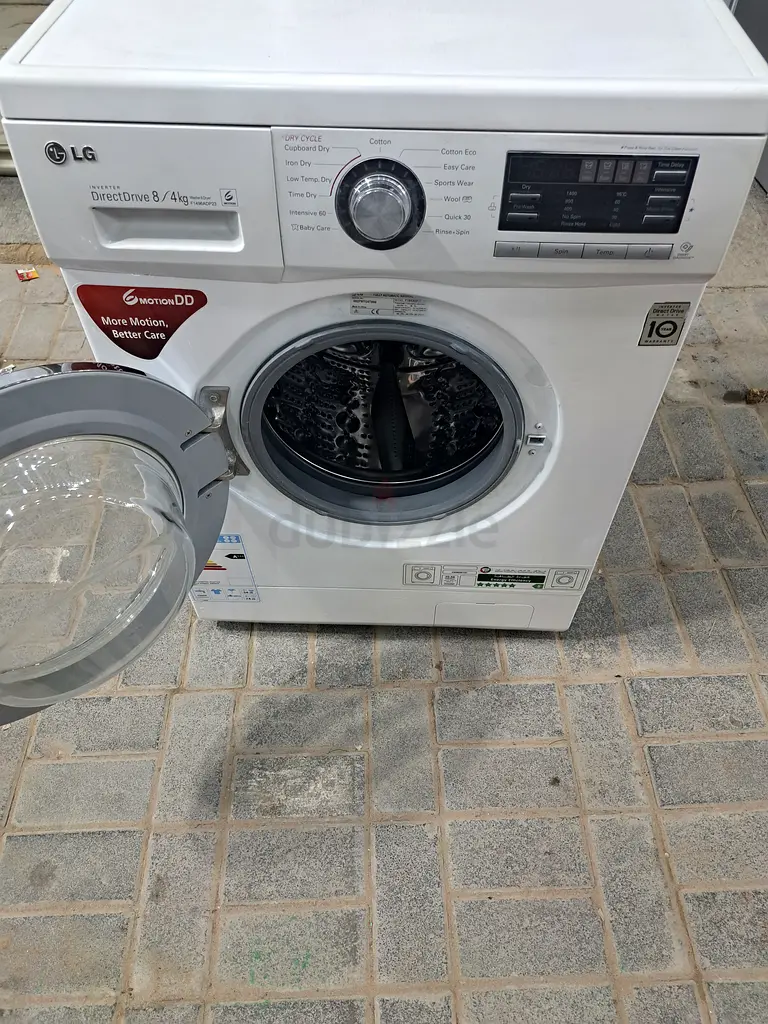 LG washing machine 8kg wash and 4kg full driyar for sale