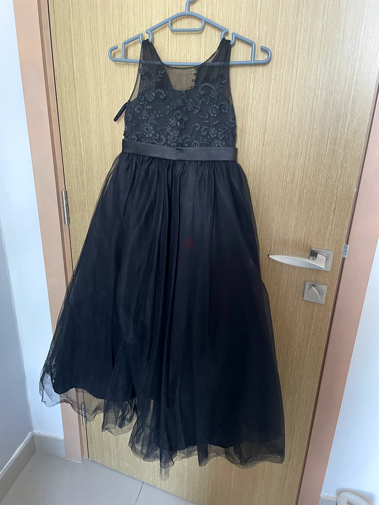 Girls long party dress age 7and up