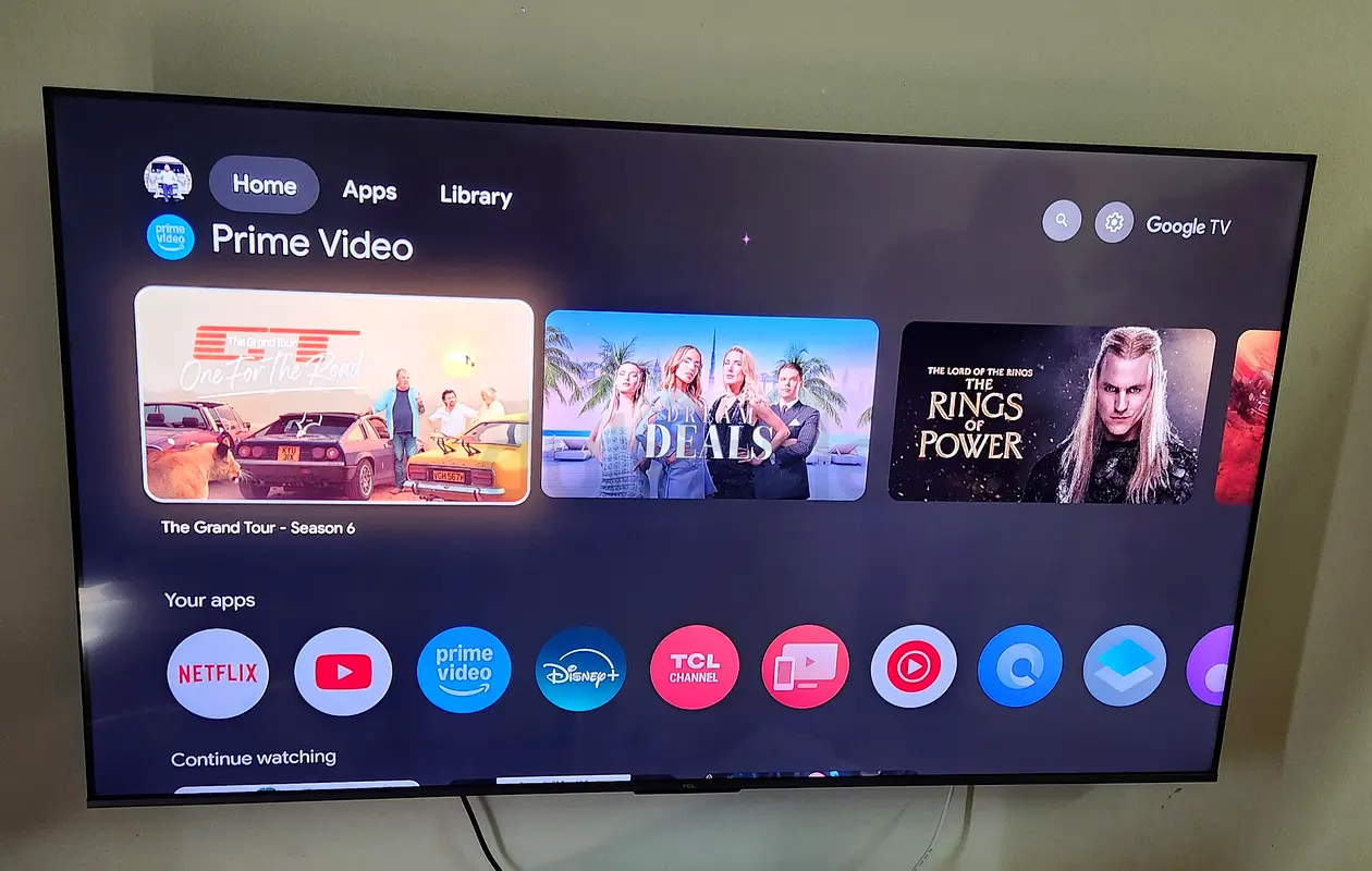 TCL QLED 4K UHD 65 INCH ANDROID SMART TV 65C645