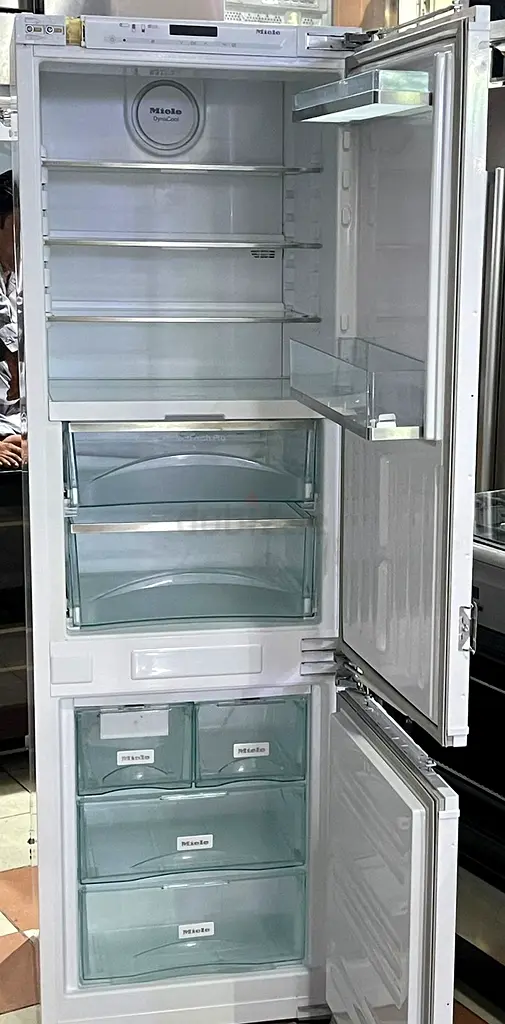 Miele brand build in bottom freezer refrigerator latest model