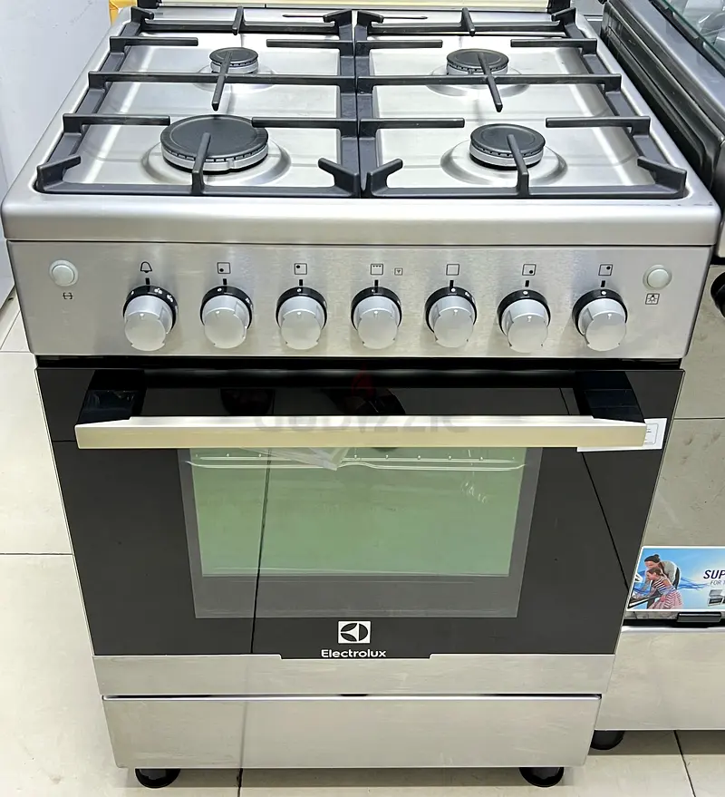 Electrolux Brand Top 4 Burner Full Gas Cooking Range 60by60cm