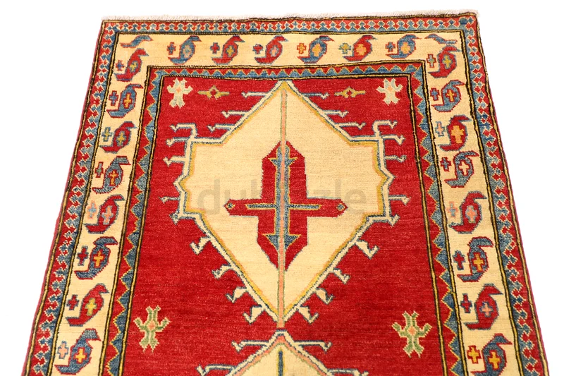 106 × 150 سم | سجادة كازاك يدوية الصنع جديدة | سجادة أفغانية يدوية الصنع63185241444098113